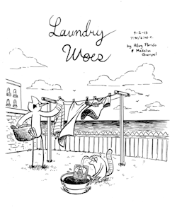 madelinequeripel:   Laundry Woes promo! Me and Hilary Florido’s