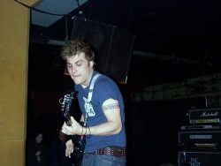 smokeringsandstitches:  A rare photo of naked Frank Iero. I mean