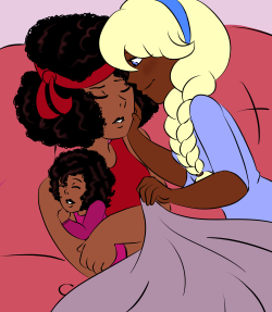 marasartstuff:  Sapphire: I love my girls <3Day 2 of rupphire