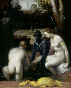 v-ersacrum:  Cornelis van Haarlem,    Bathsheba at her toilet,