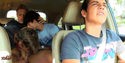 Young guys having fun in running car (from Porn Gifs & Sex