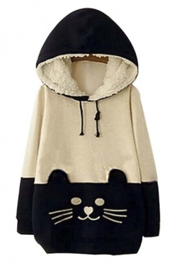 blogtenaciousstudentrebel:  Hoodies & Sweatshirts Cat Hoodie