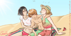 lovelyrugbee:  Armin loves the sun, because the warmth reminds