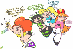 princesscallyie: I drew this funny pic about Princess bragging