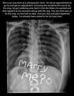 katlockholmes:  niknak79:  Proposal by X-ray  I thought it was