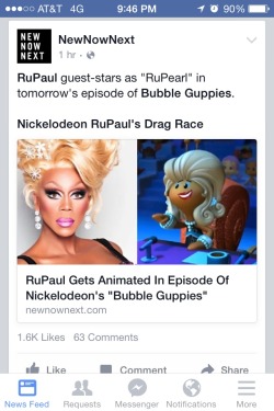 whisperintoass:RuPaul landing a NickJR. cameo to spread the gay