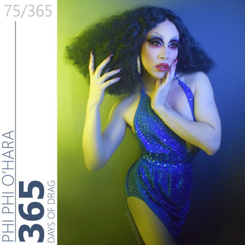 yearofthedinosaursenvy:  @phiphiohara 11th week of her #365DaysOfDrag project 72, 74, 75 & 76 are some of my favorites looks so far!!! 