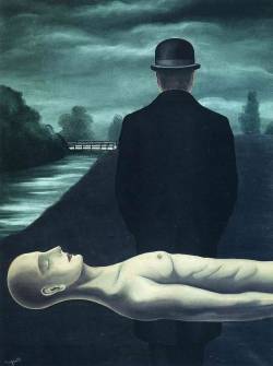 renemagritte-art:  The musings of the solitary walker, 1926Rene