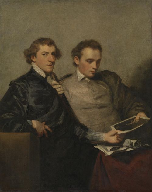 beyond-the-pale:  Sir Joshua Reynolds - Mr. Huddesford and Mr.