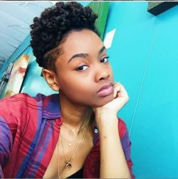 naturalhairqueens:  She is so damn fly. Like wtf? Her TWA game