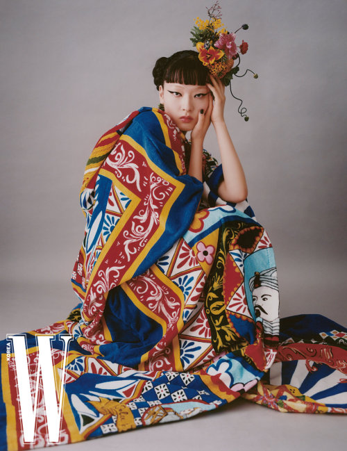 stylekorea:Kim Ju Hyeon for W Korea March 2021. Photographed