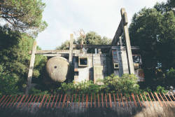 abandonedography:    Brutalism in Ruins: Exploring Casa Sperimentale,