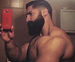 bigmalepecs:  Doumit Ghanem  Stunningly handsome, hairy, sexy,