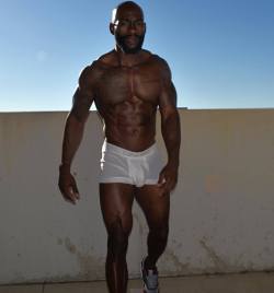 charlibal:  His CHOCOLATE is BEAUTIFUL in those TIDY WHITIES