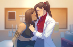 denimcatfish: Korrasami AU. Korra is a Firefighter and Asami