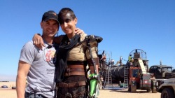 thebyrchentwigges:  On the set of Mad Max: Fury Road, the stunt