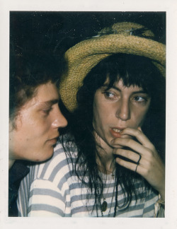 soundsof71:  Robert Mapplethorpe and Patti Smith, ca. 1972, by