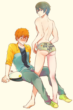 girlwiththewhiterabbit:  and makoto got the lap dance of his