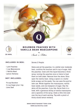 quinciple:  This recipe was designed to showcase some incredible