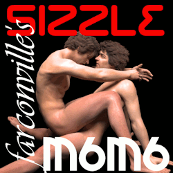 Sizzle M6M6  Sizzle Poses for M4M4 is composed of 12 poses redone