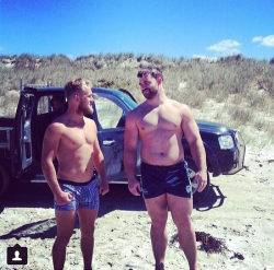 choppedcherrypie:              Dads at the beach and