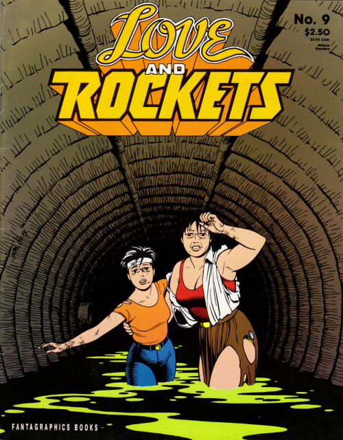 Love and Rockets No. 9 (Fantagraphics, 1984). Cover art by Jaime Hernandez.From a charity shop in Nottingham.