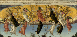 drakontomalloi:  Sandro Botticelli. The Mystical Nativity, detail.