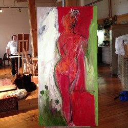 Big big #figure #painting.