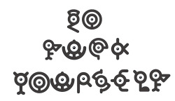 lust-custard:  unown messge 