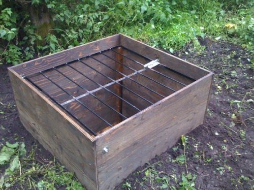 Prison Box in the outdoors.