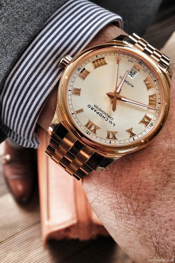 watchanish:  Chopard LUC Chronometer in rose gold with a full