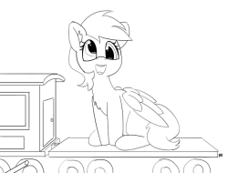 pabbley: Topic was “Trains” Is this a giant derpy? Or a