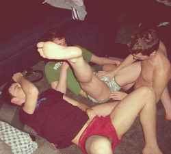 upshorts-n-more:  tgrade5:  Sleepovers….  Horseplay