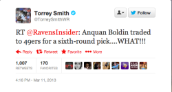 sbnation:  Our thoughts exactly. Ravens trade Anquan Boldin to