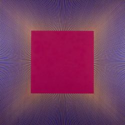 guildofstluke:  Richard Anuszkiewicz, Deep Magenta Square, 1978