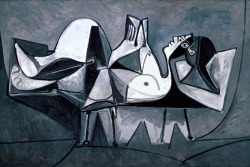 lonequixote:  Reclining Woman Reading by Pablo Picasso (via @lonequixote)