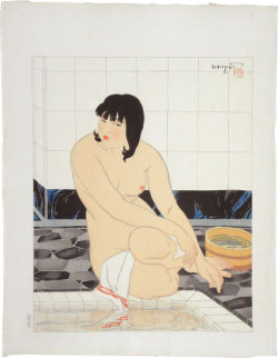 “At the Bath”, from Ten Types of Female Nudes, by Ishikawa