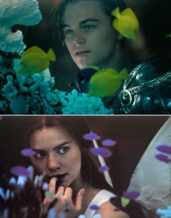 vkng7:    Leonardo DiCaprio and Claire Danes in Romeo + Juliet