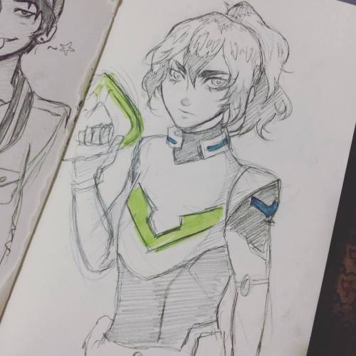 chuu-art:  Have some Voltron doodles (pls i love pidgeâ€™s ponytail i wanna just see her with her long hair in her paladin suit just once PLEASE) click for better quality! Instagram 