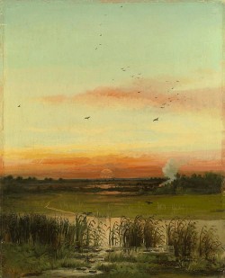 birdsong217:  Alexei Savrasov (Russian, 1830-1897)Evening Light,