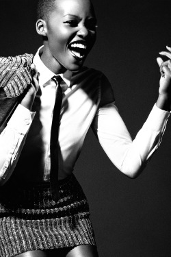 fuckyeahhotactress:  Lupita Nyong’o by Tom Munro, styled by