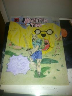 guywithtime2kill:  60’s style Adventure Time Comic cover http://ift.tt/1qnNINX