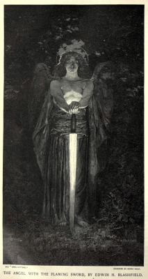 thefugitivesaint:Edwin Howland Blashfield (1848-1936), ‘Angel