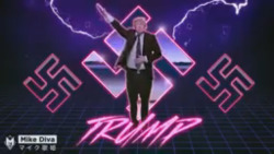 vapebleach:  T R U M P O R W A V E   That looks awesome, he should