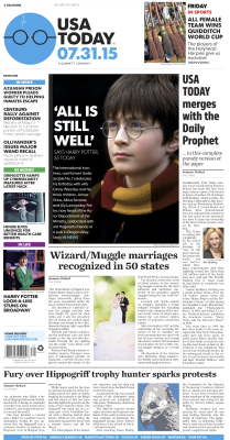 usatoday:  Today is the birthday of J.K. Rowling and Harry Potter.