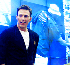  Chris Evans is asked to hold a baby.  thats my reaction exactly