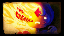 The Cooler - title card designed by Michael DeForge painted