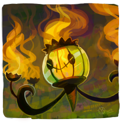 krithidraws:  When I’m stressed, I like drawing Chandelure