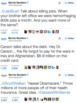 stonybnatural:  Love me some Bernie calling people out