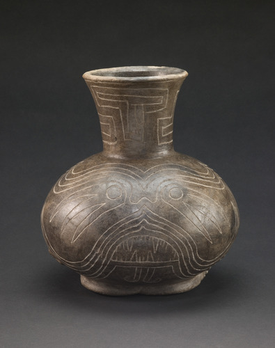 slam-african:Vessel with Incised Motifs, Mississippian, c.1400–1600,
